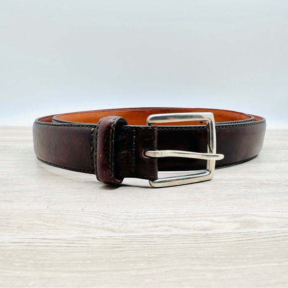 Polo Ralph Lauren Other - POLO Ralph Lauren Classic Brown Italian Saddle Leather Belt | Size 36/90